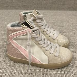 NEW ShuShop Rooney Kids Champagne Glitter size 5 NWT